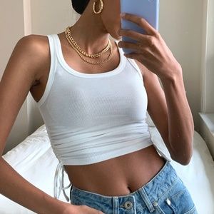 Princess Polly Madelyn Tank - White, Medium